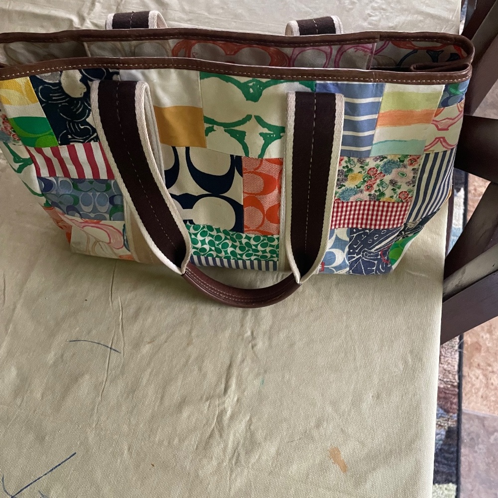 Coach patchwork purse